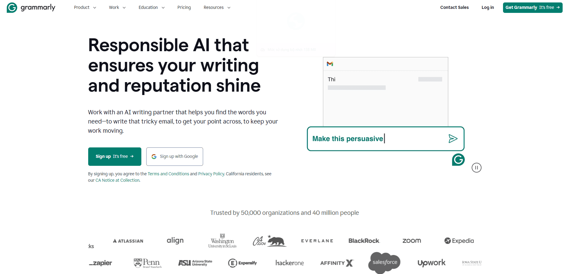 Top 10 AI Tools That Boost Productivity for Your Business in 2025 4 grammarly