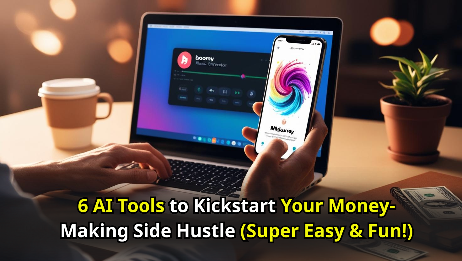 6 AI Tools to Kickstart Your Money-Making Side Hustle (Super Easy & Fun!) 1 6 AI Tools to Kickstart Your Money-Making Side Hustle (Super Easy & Fun!)