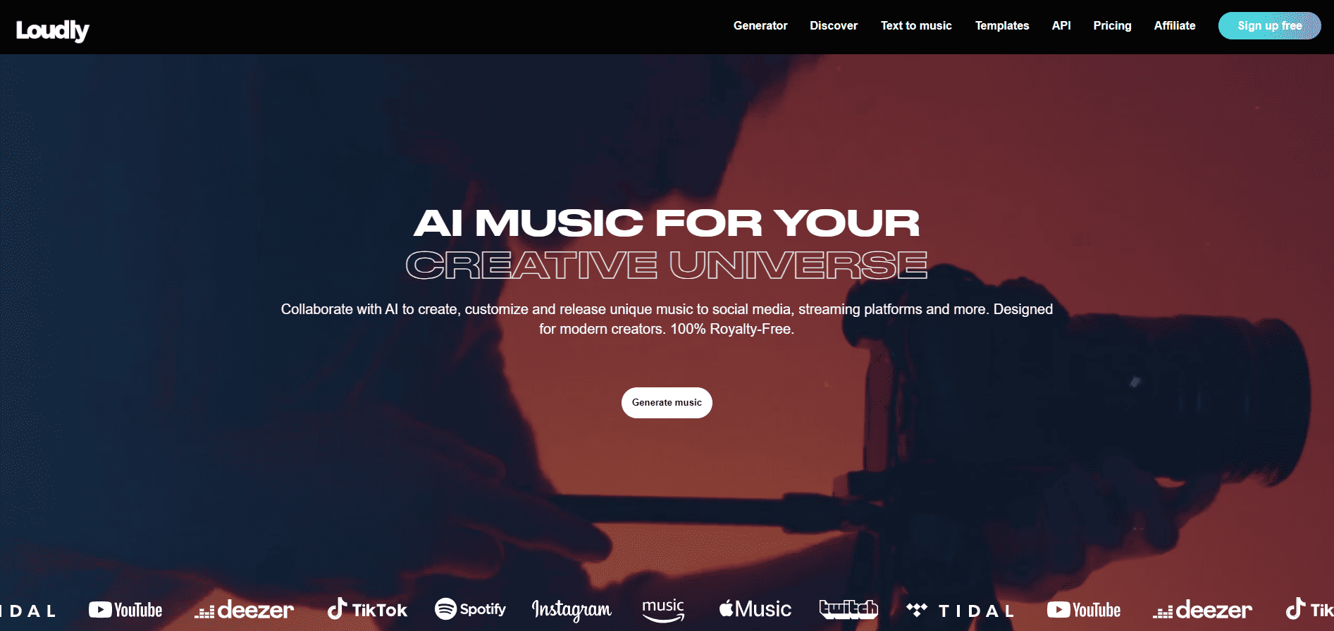 Top 6 AI Music Generators in 2025 - Which One Should You Choose? 4 Loudly