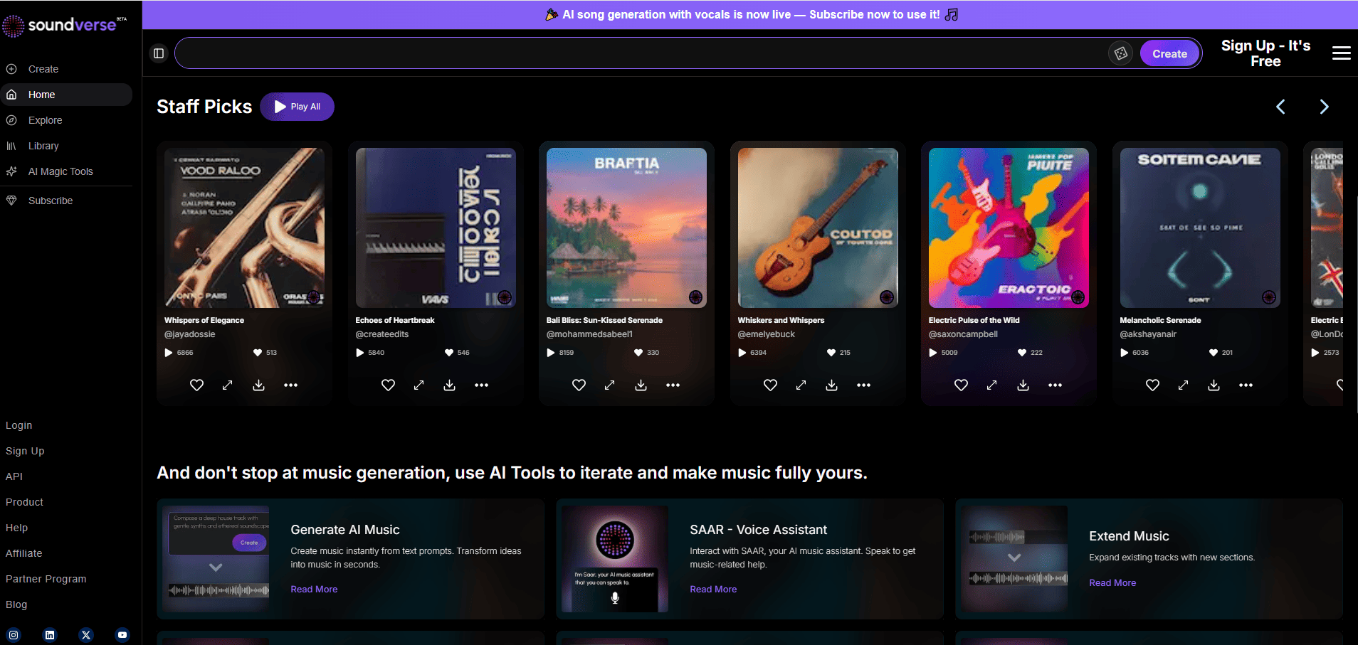 Top 6 AI Music Generators in 2025 - Which One Should You Choose? 3 Soundverse